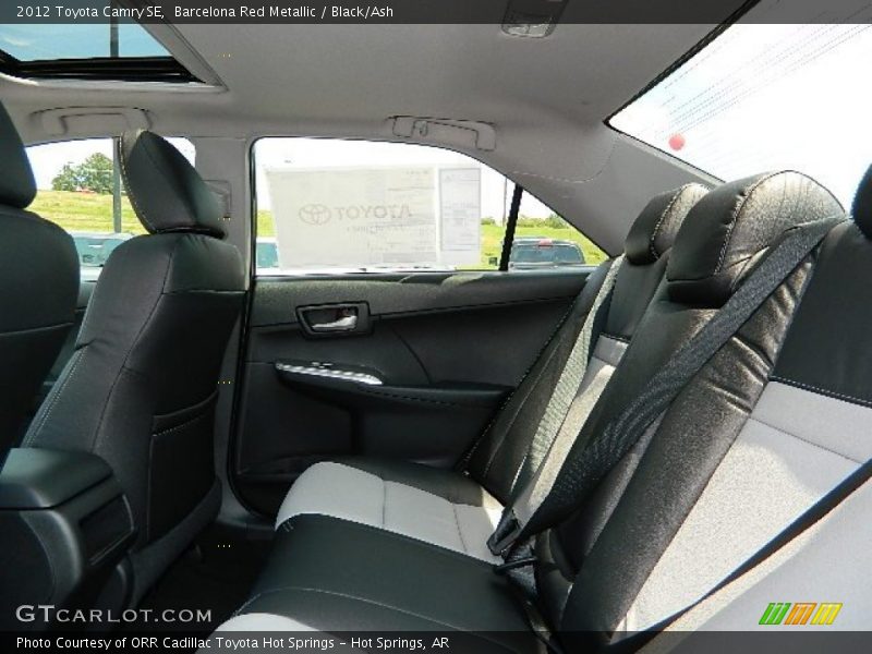 Barcelona Red Metallic / Black/Ash 2012 Toyota Camry SE
