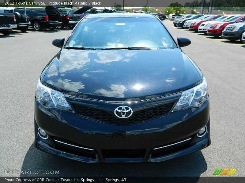 Attitude Black Metallic / Black 2012 Toyota Camry SE
