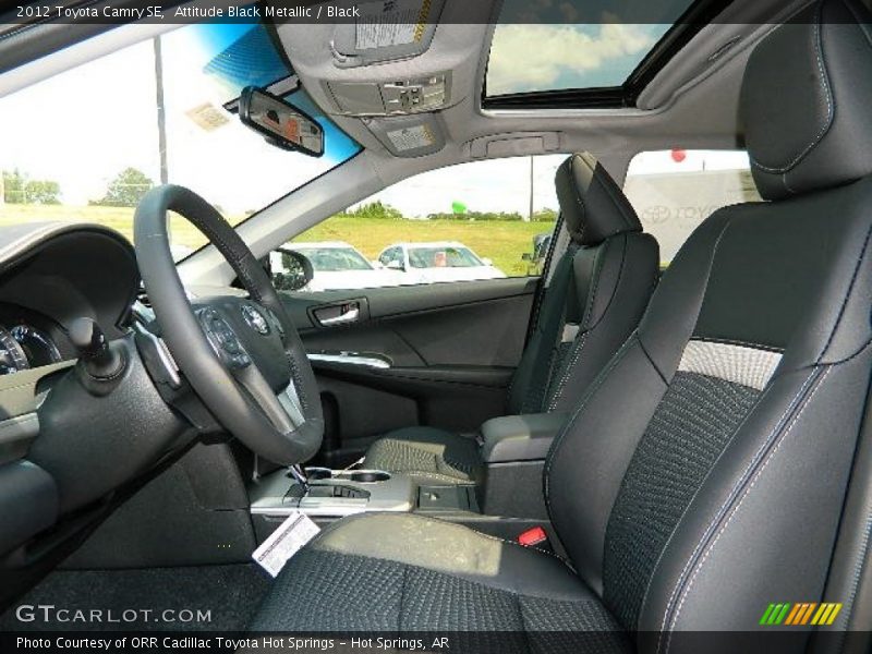 Attitude Black Metallic / Black 2012 Toyota Camry SE