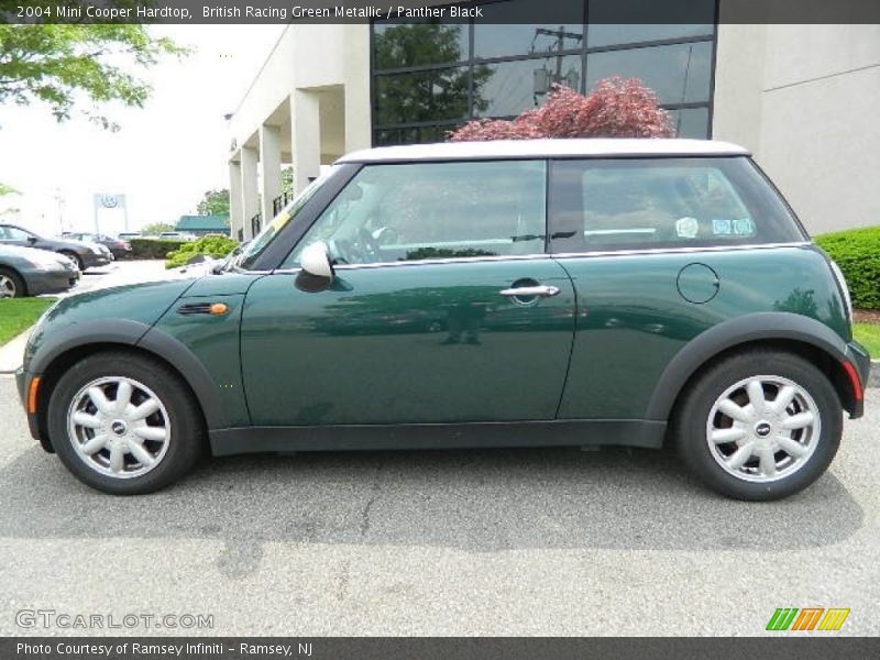 British Racing Green Metallic / Panther Black 2004 Mini Cooper Hardtop