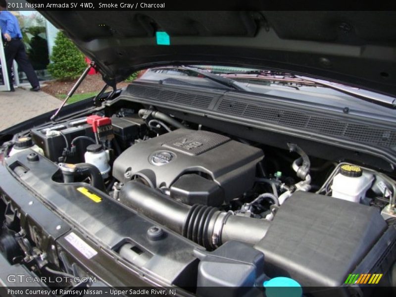 Smoke Gray / Charcoal 2011 Nissan Armada SV 4WD