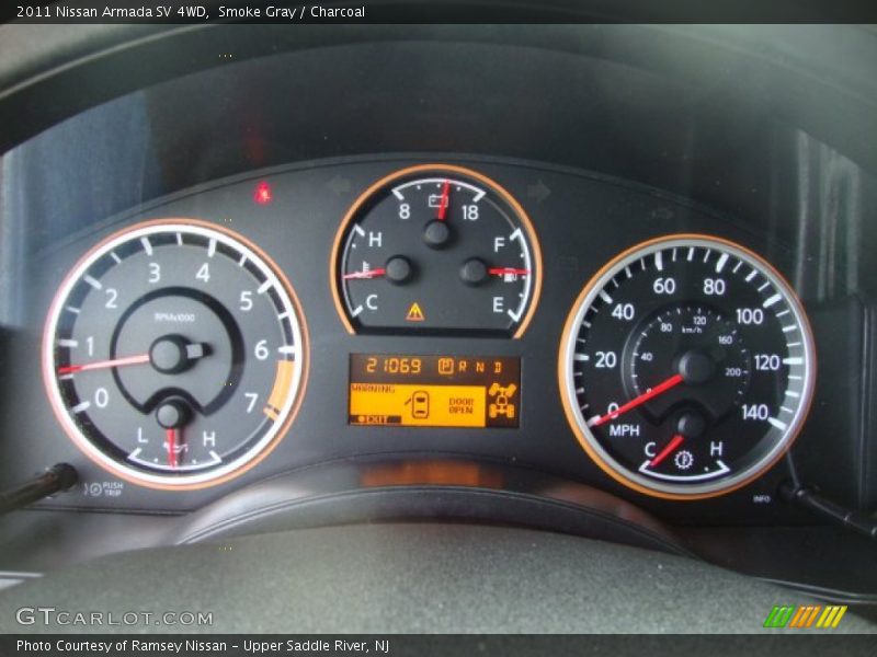 Smoke Gray / Charcoal 2011 Nissan Armada SV 4WD