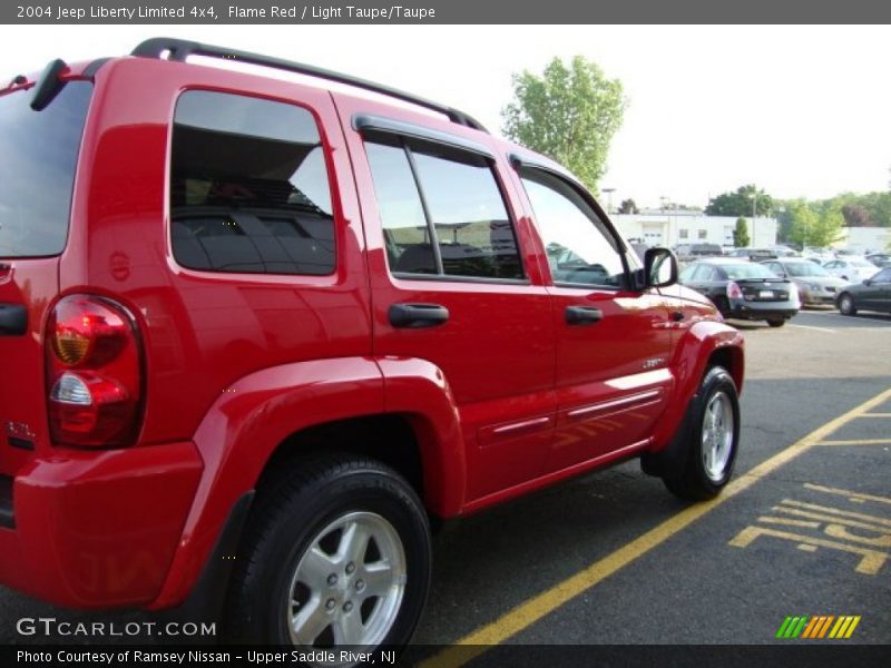 Flame Red / Light Taupe/Taupe 2004 Jeep Liberty Limited 4x4