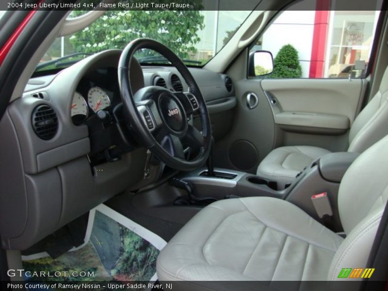 Flame Red / Light Taupe/Taupe 2004 Jeep Liberty Limited 4x4
