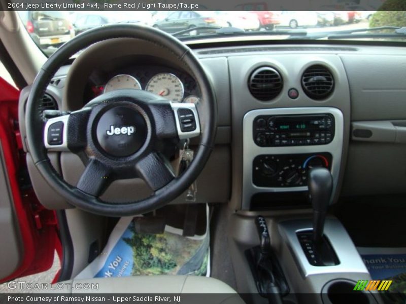 Flame Red / Light Taupe/Taupe 2004 Jeep Liberty Limited 4x4