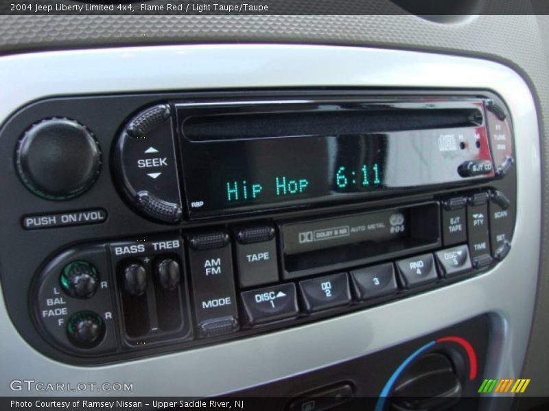 Flame Red / Light Taupe/Taupe 2004 Jeep Liberty Limited 4x4