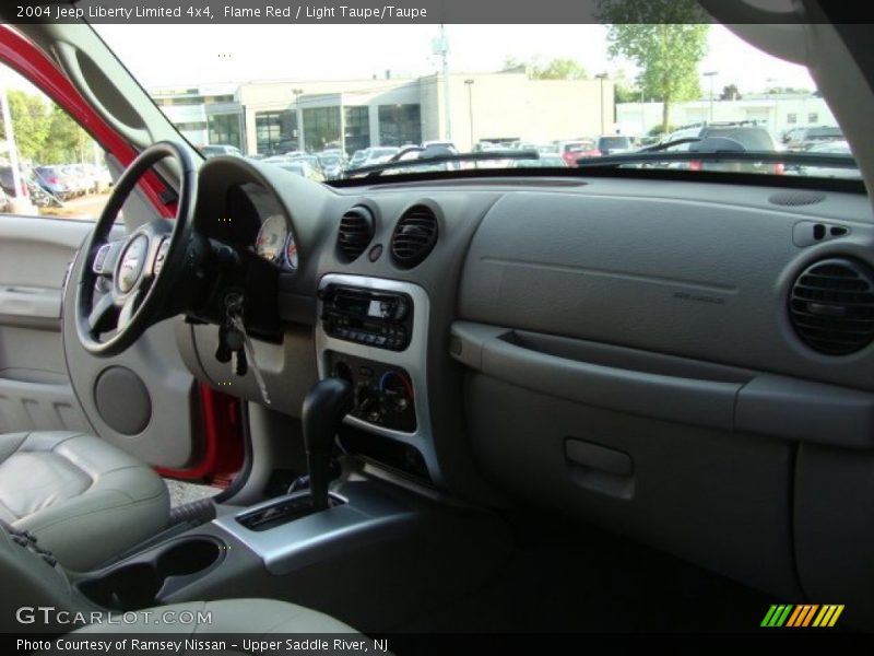 Flame Red / Light Taupe/Taupe 2004 Jeep Liberty Limited 4x4