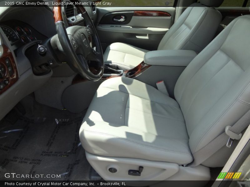 Liquid Silver Metallic / Light Gray 2005 GMC Envoy Denali
