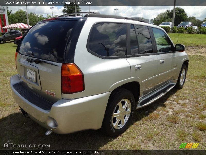 Liquid Silver Metallic / Light Gray 2005 GMC Envoy Denali