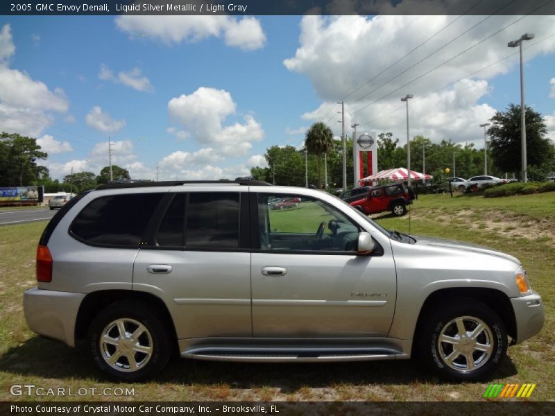 Liquid Silver Metallic / Light Gray 2005 GMC Envoy Denali