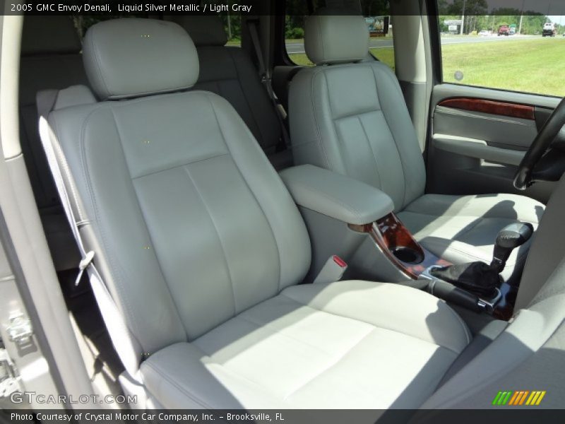 Liquid Silver Metallic / Light Gray 2005 GMC Envoy Denali