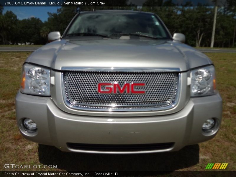 Liquid Silver Metallic / Light Gray 2005 GMC Envoy Denali