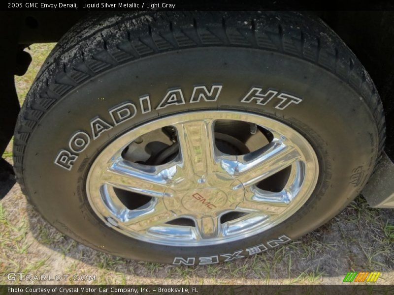 Liquid Silver Metallic / Light Gray 2005 GMC Envoy Denali