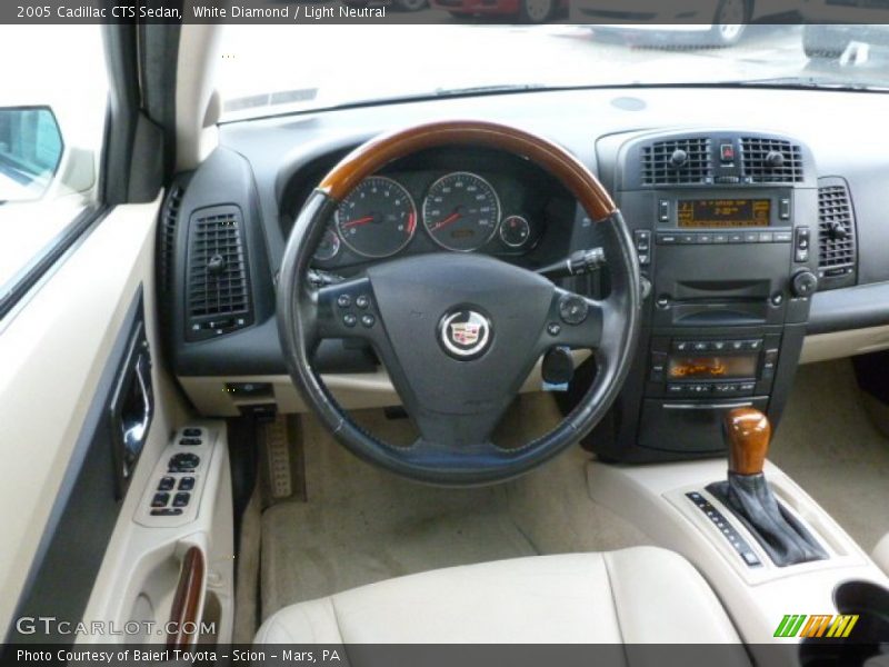 White Diamond / Light Neutral 2005 Cadillac CTS Sedan