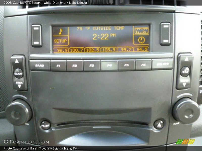 White Diamond / Light Neutral 2005 Cadillac CTS Sedan
