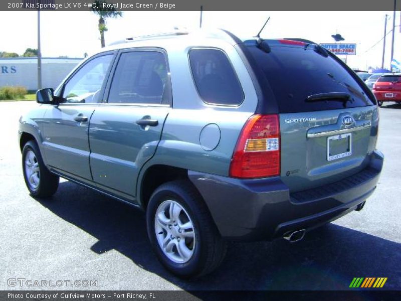 Royal Jade Green / Beige 2007 Kia Sportage LX V6 4WD