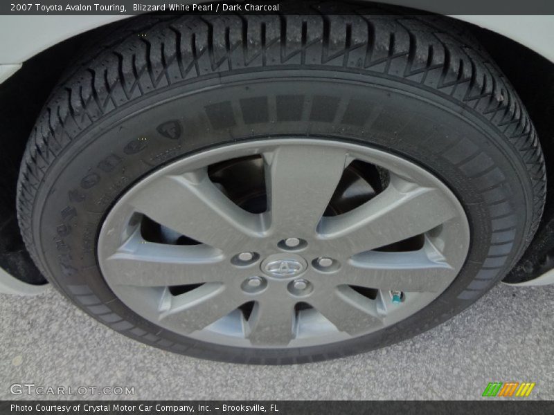 Blizzard White Pearl / Dark Charcoal 2007 Toyota Avalon Touring