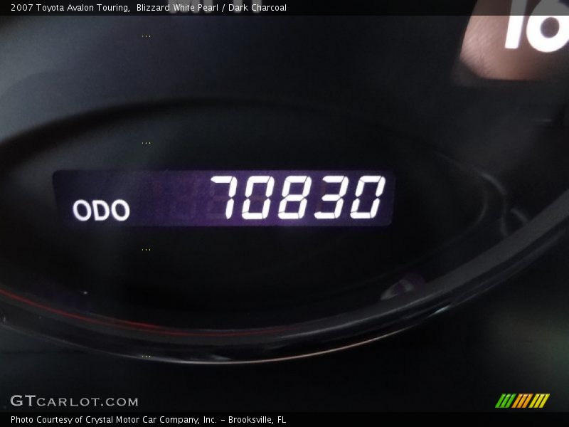 Blizzard White Pearl / Dark Charcoal 2007 Toyota Avalon Touring