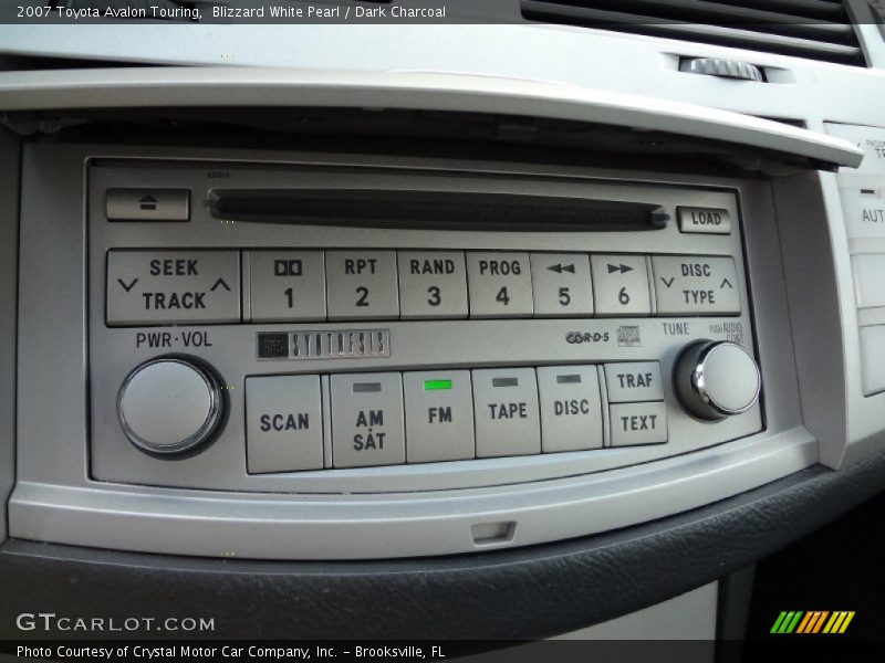 Blizzard White Pearl / Dark Charcoal 2007 Toyota Avalon Touring
