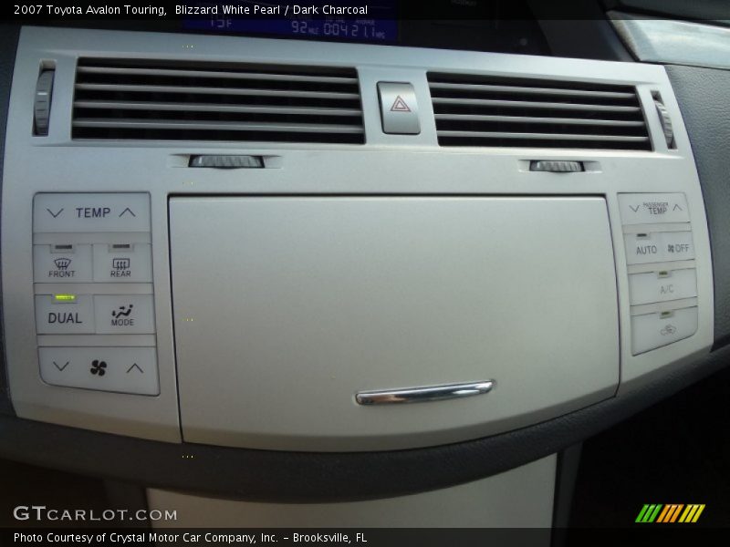 Blizzard White Pearl / Dark Charcoal 2007 Toyota Avalon Touring