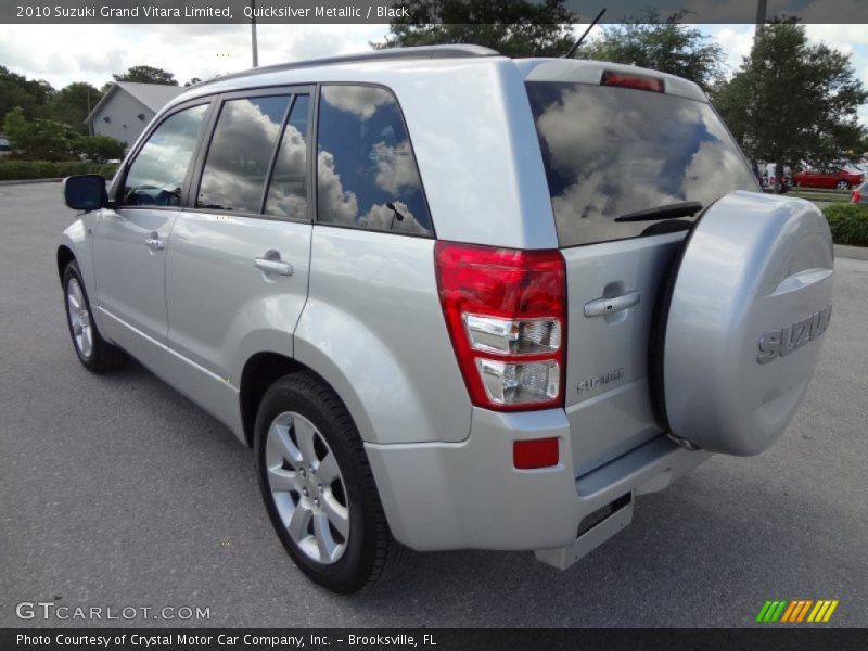 Quicksilver Metallic / Black 2010 Suzuki Grand Vitara Limited