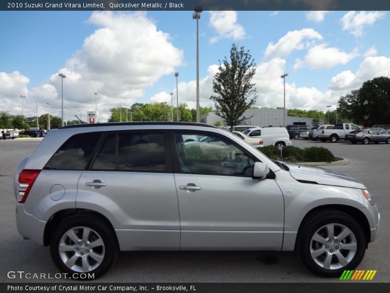 Quicksilver Metallic / Black 2010 Suzuki Grand Vitara Limited