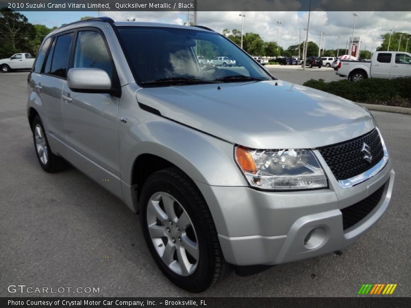 Quicksilver Metallic / Black 2010 Suzuki Grand Vitara Limited