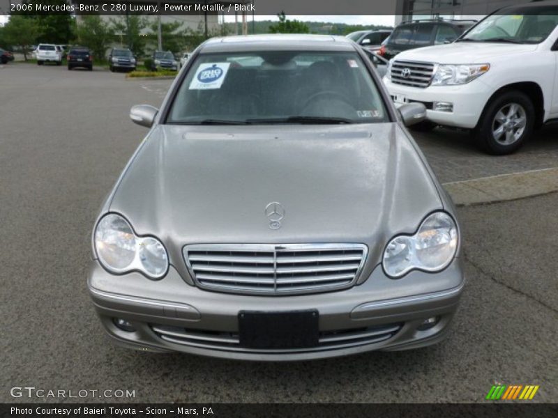 Pewter Metallic / Black 2006 Mercedes-Benz C 280 Luxury