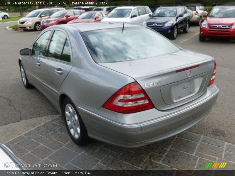 Pewter Metallic / Black 2006 Mercedes-Benz C 280 Luxury