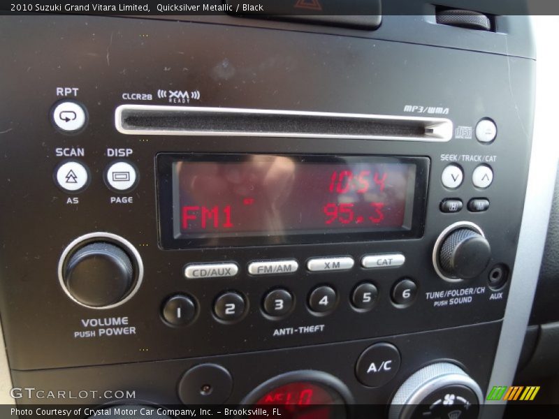 Audio System of 2010 Grand Vitara Limited