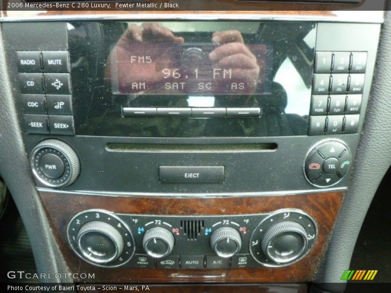 Pewter Metallic / Black 2006 Mercedes-Benz C 280 Luxury