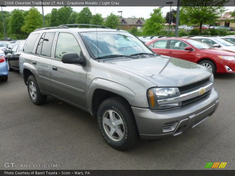 Graystone Metallic / Light Gray 2006 Chevrolet TrailBlazer LT 4x4