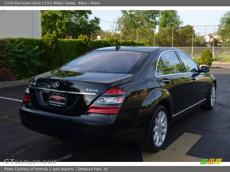 Black / Black 2008 Mercedes-Benz S 550 4Matic Sedan