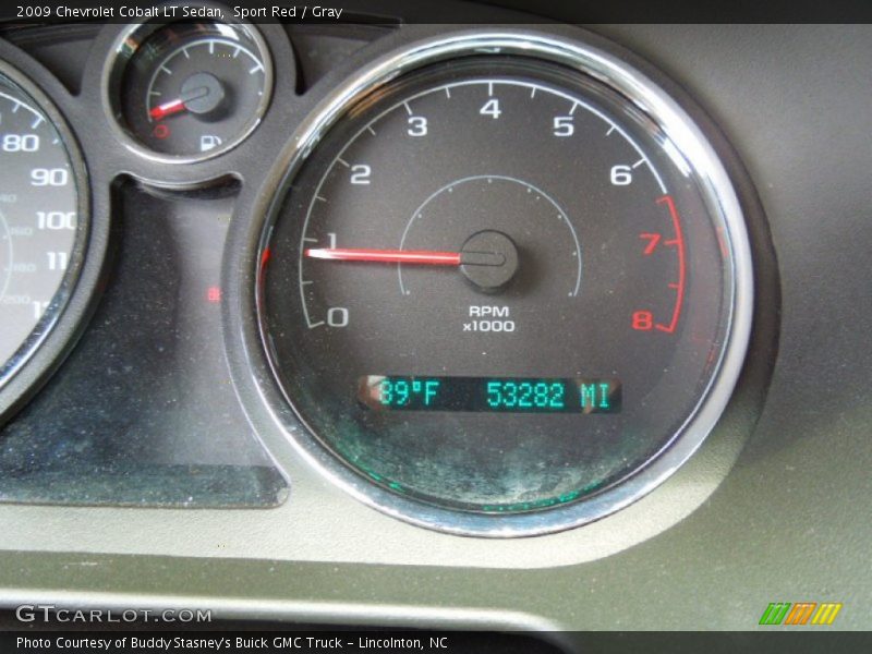 Sport Red / Gray 2009 Chevrolet Cobalt LT Sedan