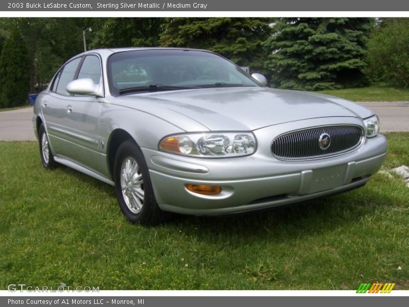 Sterling Silver Metallic / Medium Gray 2003 Buick LeSabre Custom