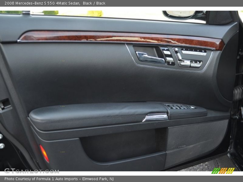Black / Black 2008 Mercedes-Benz S 550 4Matic Sedan