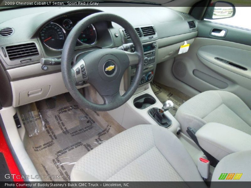 Gray Interior - 2009 Cobalt LT Sedan 