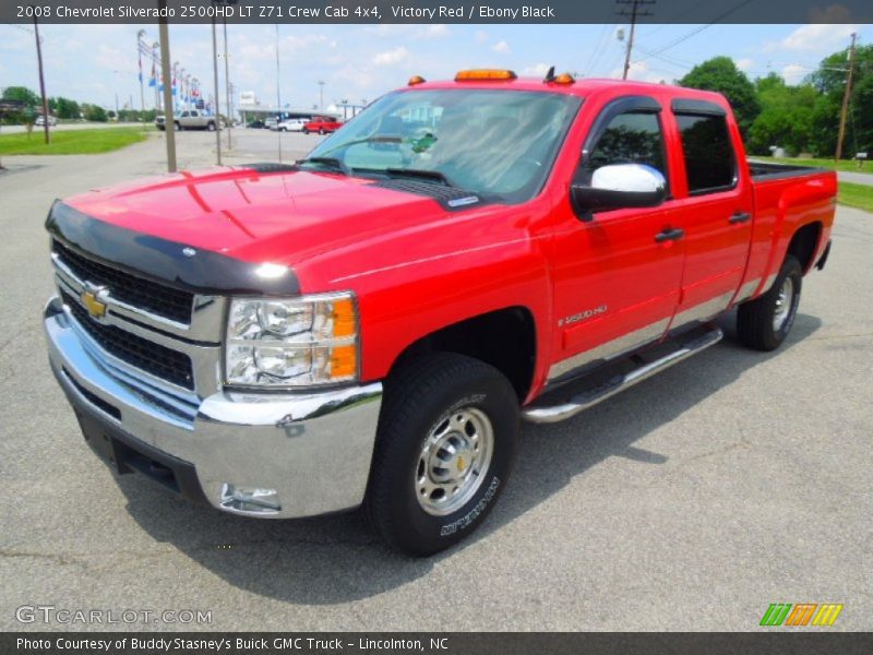 Victory Red / Ebony Black 2008 Chevrolet Silverado 2500HD LT Z71 Crew Cab 4x4