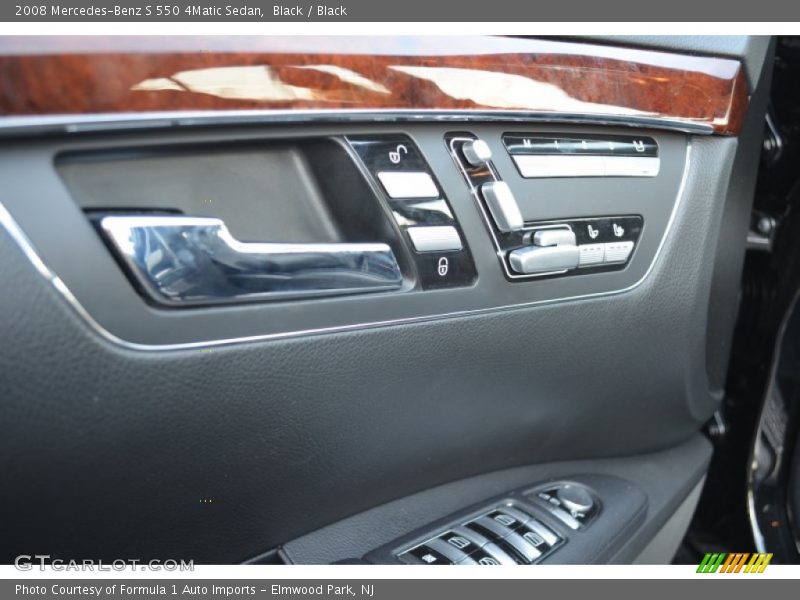 Black / Black 2008 Mercedes-Benz S 550 4Matic Sedan