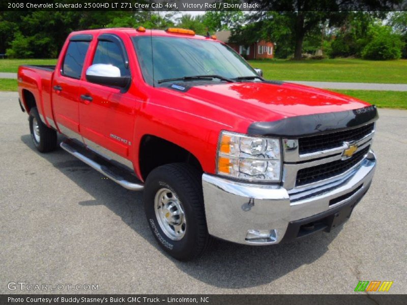 Victory Red / Ebony Black 2008 Chevrolet Silverado 2500HD LT Z71 Crew Cab 4x4