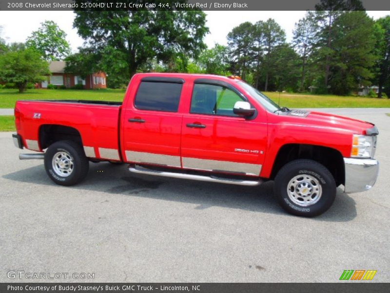 Victory Red / Ebony Black 2008 Chevrolet Silverado 2500HD LT Z71 Crew Cab 4x4
