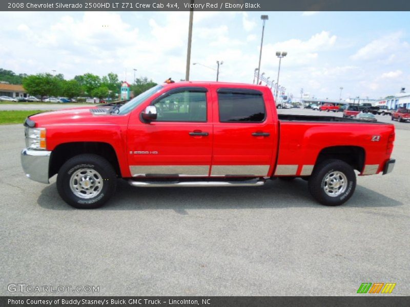 Victory Red / Ebony Black 2008 Chevrolet Silverado 2500HD LT Z71 Crew Cab 4x4