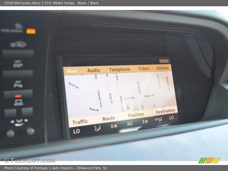 Black / Black 2008 Mercedes-Benz S 550 4Matic Sedan