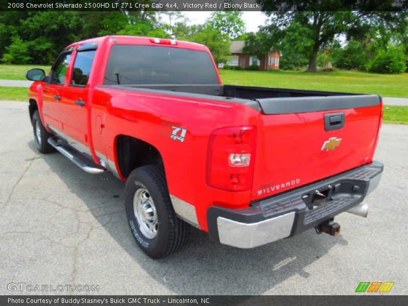 Victory Red / Ebony Black 2008 Chevrolet Silverado 2500HD LT Z71 Crew Cab 4x4