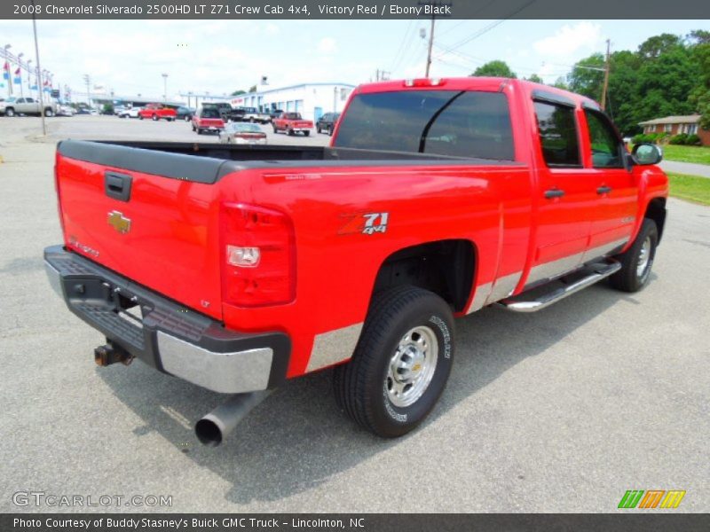 Victory Red / Ebony Black 2008 Chevrolet Silverado 2500HD LT Z71 Crew Cab 4x4