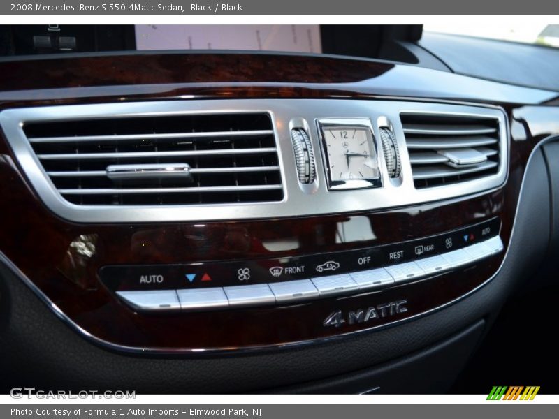 Black / Black 2008 Mercedes-Benz S 550 4Matic Sedan