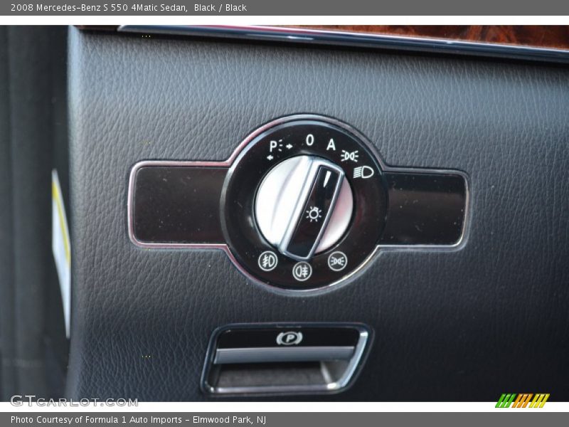 Black / Black 2008 Mercedes-Benz S 550 4Matic Sedan