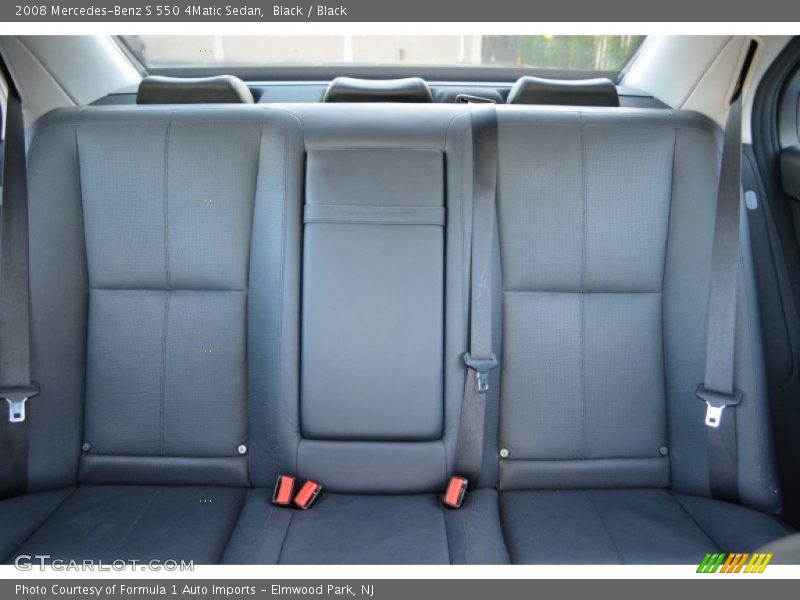 Black / Black 2008 Mercedes-Benz S 550 4Matic Sedan
