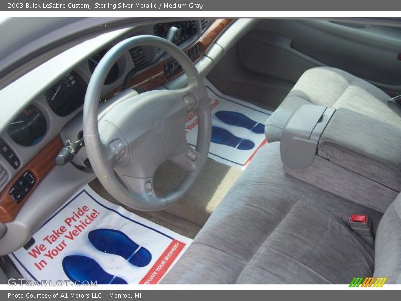 Sterling Silver Metallic / Medium Gray 2003 Buick LeSabre Custom