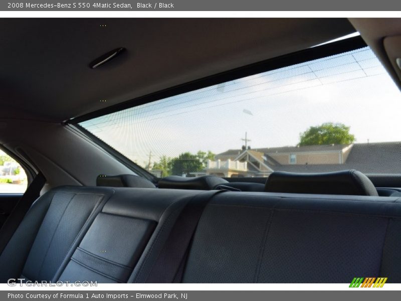 Black / Black 2008 Mercedes-Benz S 550 4Matic Sedan